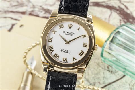 Rolex Cellini Cestello 18k Rotgold Handaufzug Herrenuhr Ref